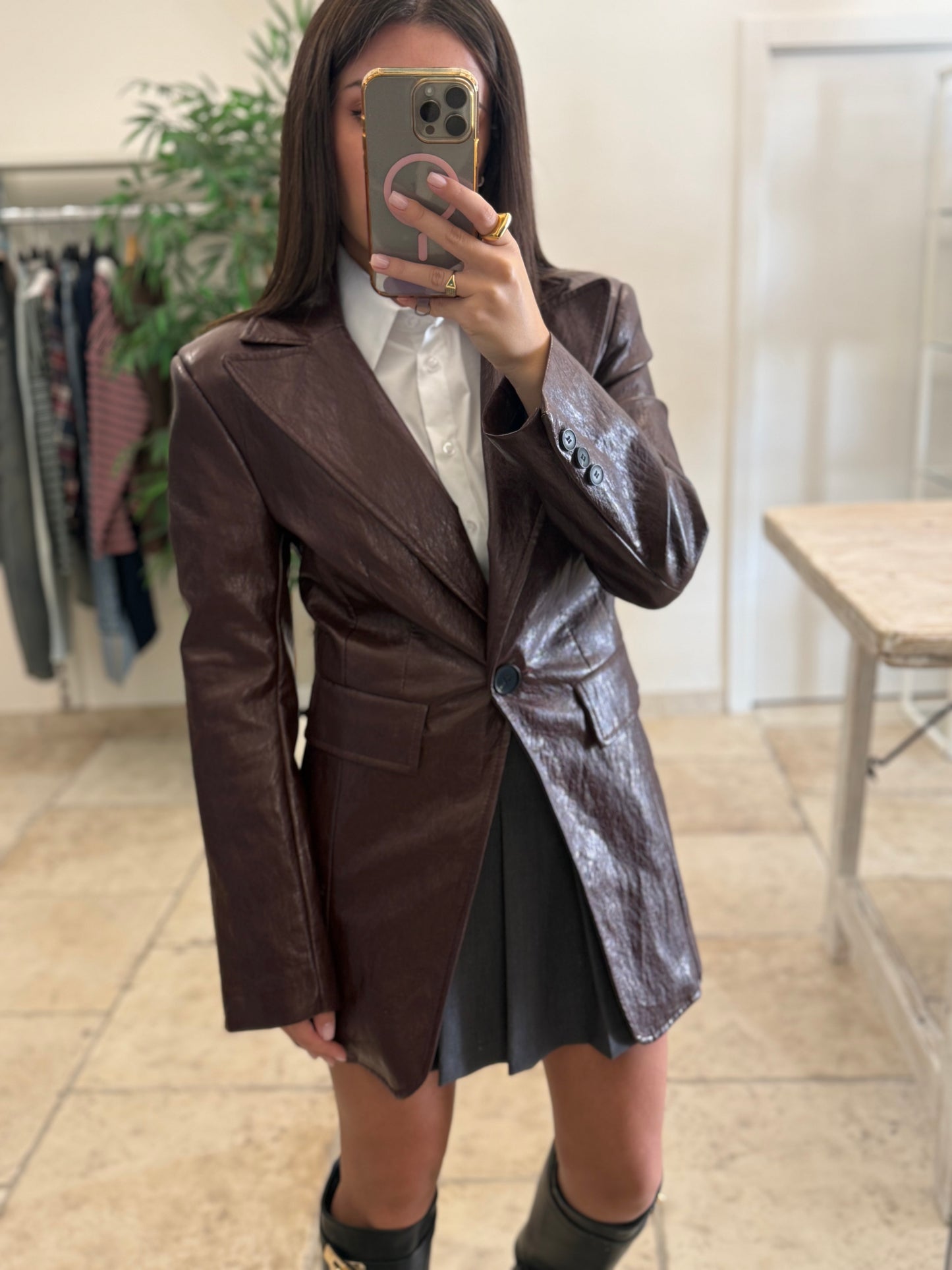 Blazer LUMINA bordeaux