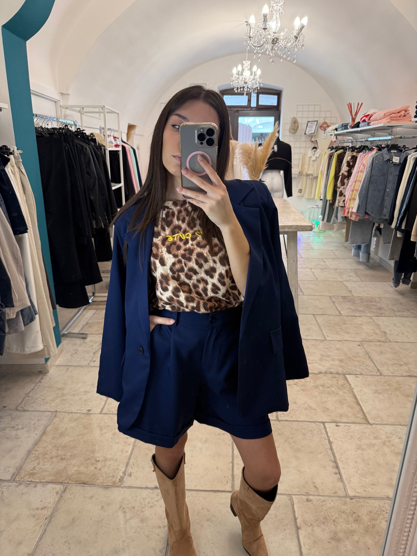 Tailleur pantaloncino Blue