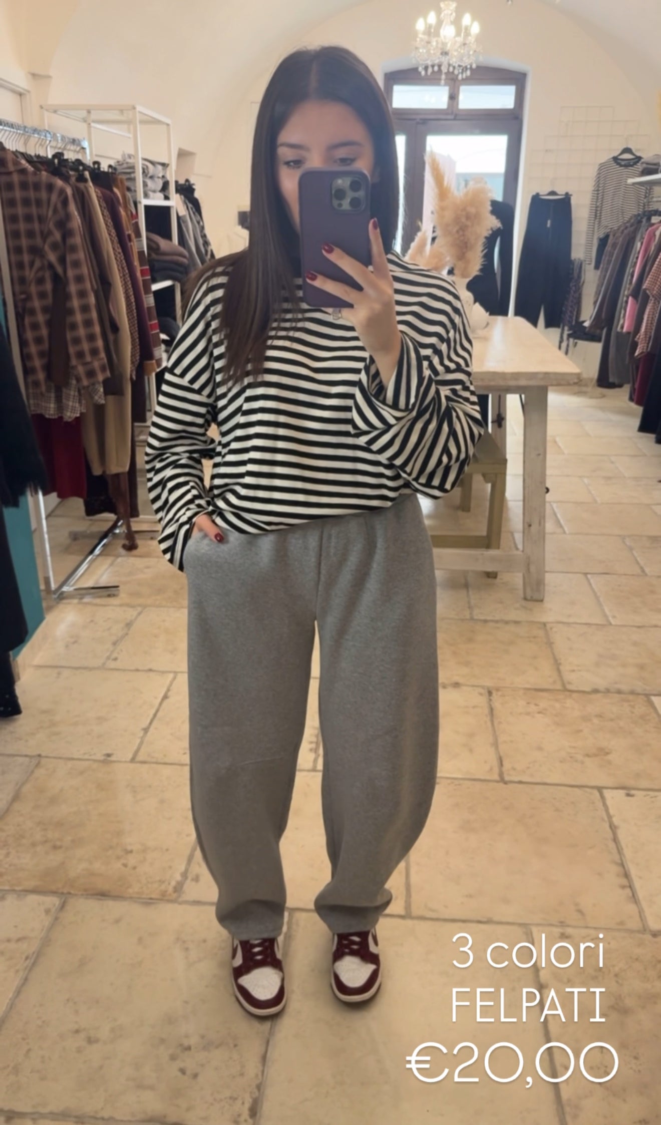 Panta tuta felpato EVA