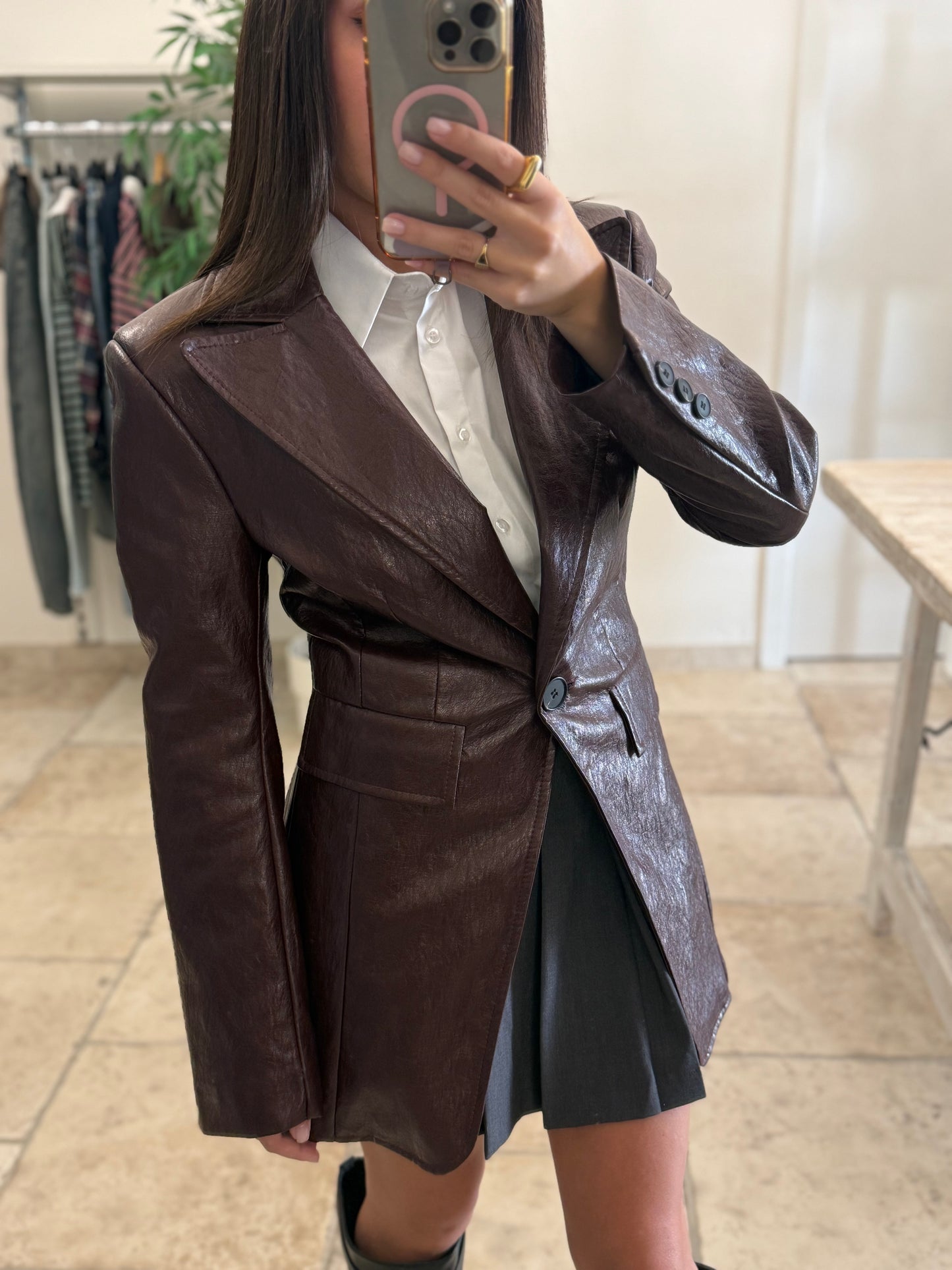 Blazer LUMINA bordeaux