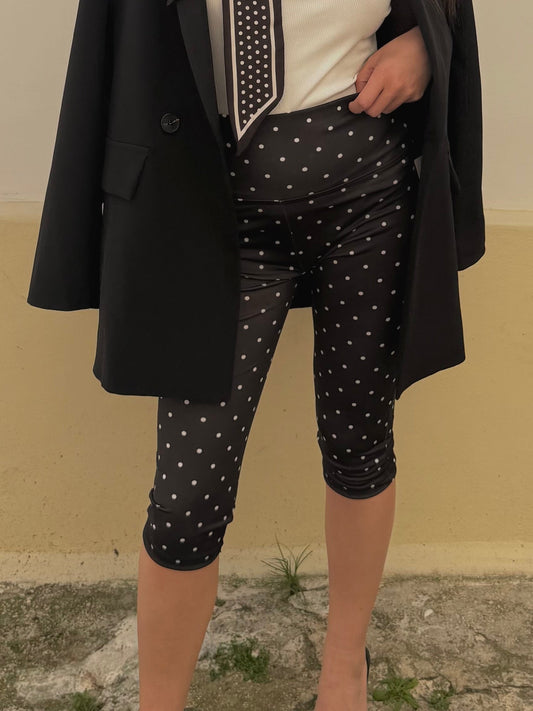 Leggins Capri pois