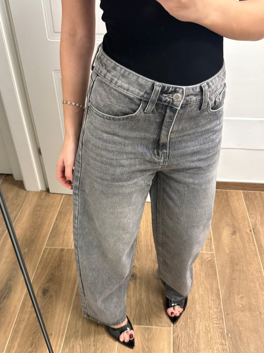 Jeans balloon grey