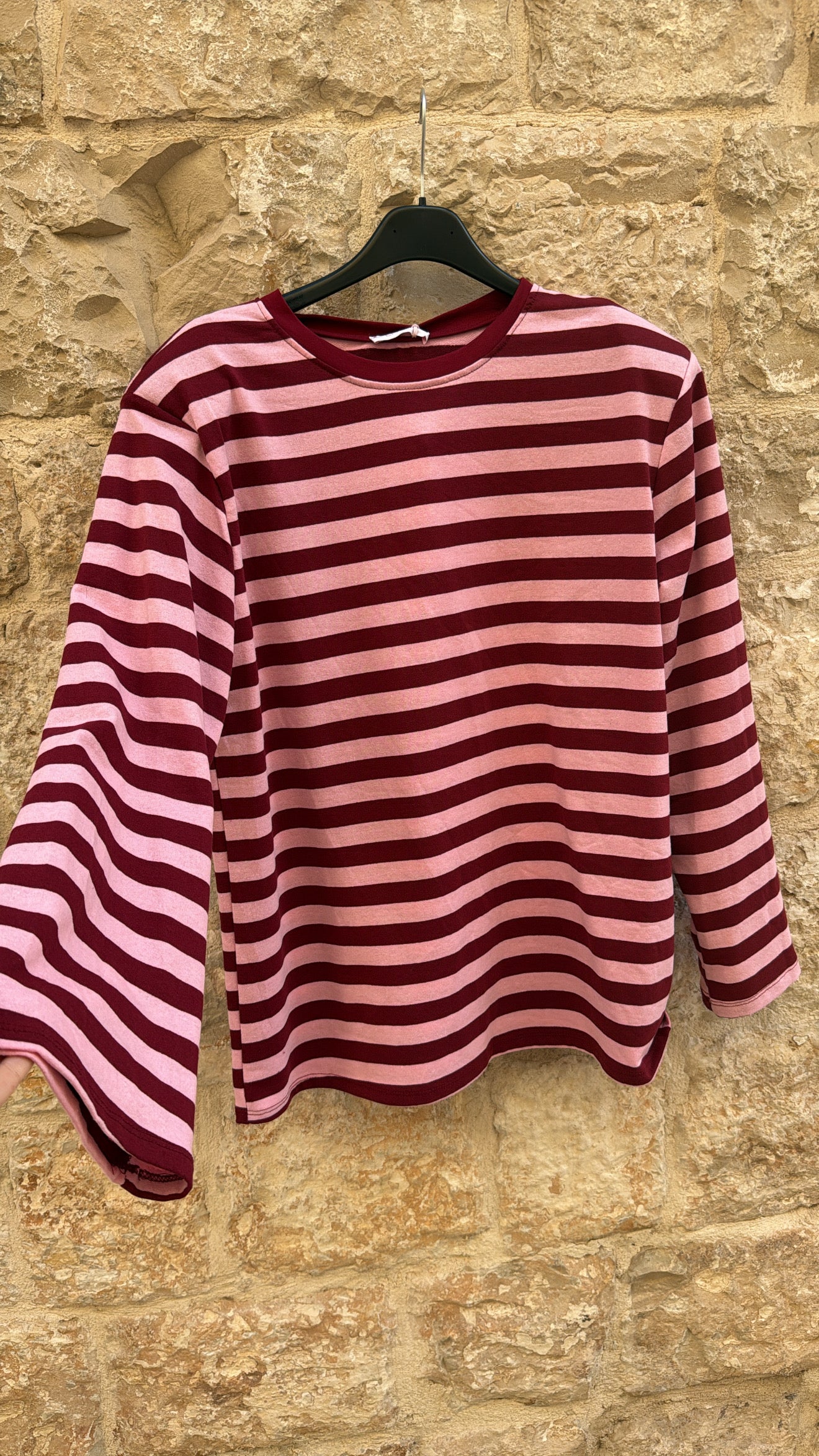 Maglia mille righe spallina