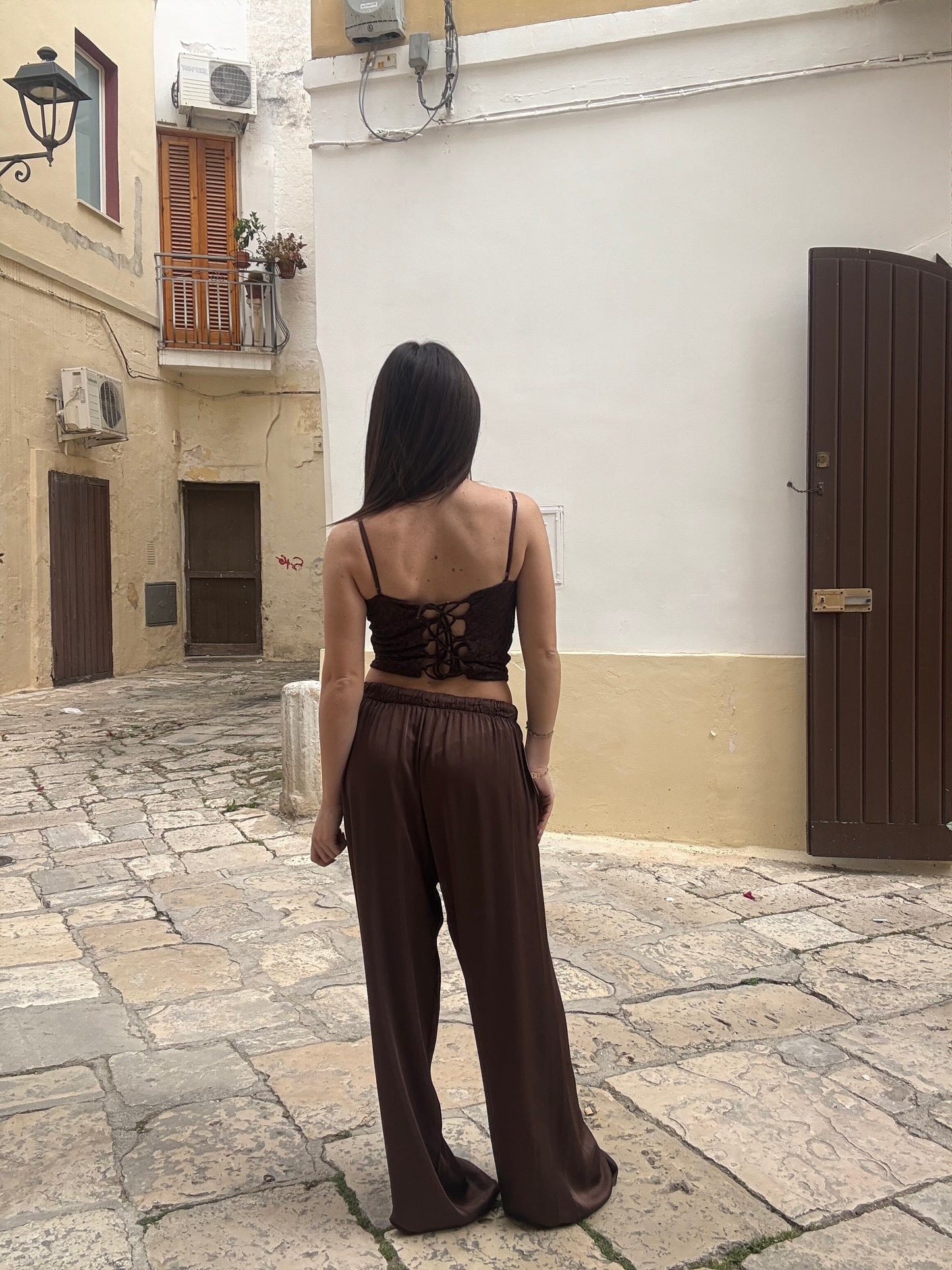 Pantalone Satin Ambra