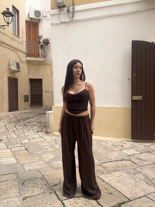 Pantalone Satin Ambra